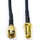 Εικόνα της Καλώδιο Επέκτασης Nedis SMA Male to SMA Female Gold-Plated 1m Black CSGB02010BK10