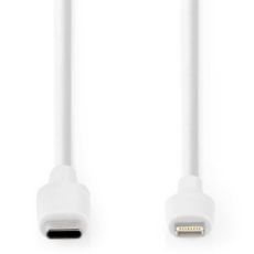 Εικόνα της Καλώδιο Nedis USB-C Male to Lightning 2m White CCGL39650WT20