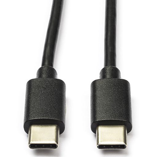 Εικόνα της Καλώδιο Nedis USB-C Male to USB-C Male 1m USB 2.0 Black CCGB60700BK10