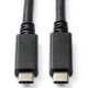 Εικόνα της Καλώδιο Nedis USB-C Male to USB-C Male 1m USB 3.0 Black CCGB64700BK10
