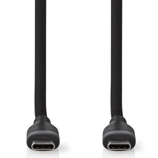 Εικόνα της Καλώδιο Nedis USB-C Male to USB-C Male 1.5m Black CCGB60820BK15