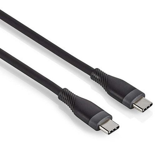 Εικόνα της Καλώδιο Nedis USB-C Male to USB-C Male 1.5m Black CCGB60820BK15