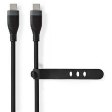 Εικόνα της Καλώδιο Nedis USB-C Male to USB-C Male 1.5m Black CCGB60820BK15