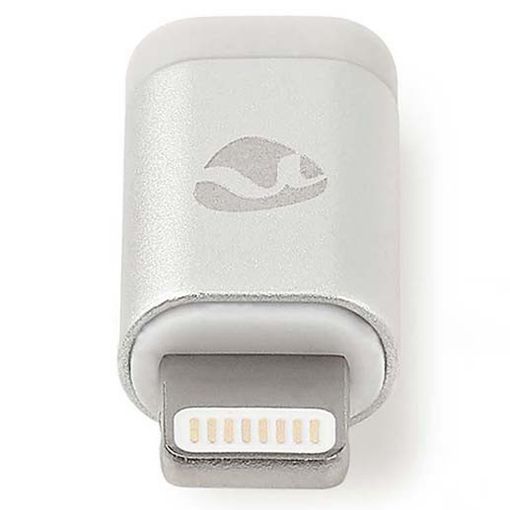 Εικόνα της Adapter Nedis Micro USB Female to Lightning Silver CCTB39901AL