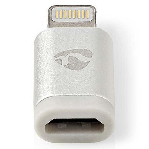Εικόνα της Adapter Nedis Micro USB Female to Lightning Silver CCTB39901AL