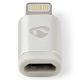 Εικόνα της Adapter Nedis Micro USB Female to Lightning Silver CCTB39901AL