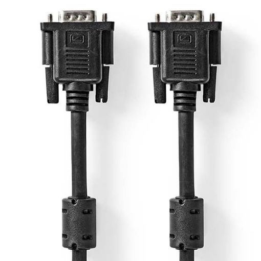 Εικόνα της Καλώδιο Nedis VGA to VGA Nickel Plated 2m Black CCGL59000BK20