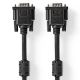 Εικόνα της Καλώδιο Nedis VGA to VGA Nickel Plated 2m Black CCGL59000BK20