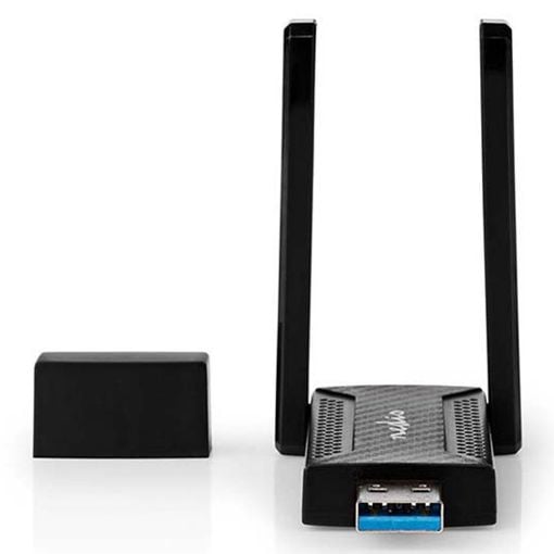 Εικόνα της USB Dongle Nedis με Κεραία 2.4/5GHz Black WSNWA1210BK