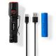 Εικόνα της Φακός Nedis Επαναφορτιζόμενος 2000lm IPX6 Black LTRR20WBK