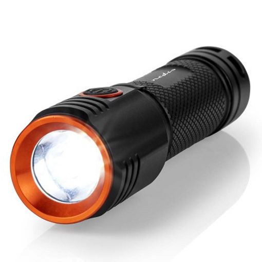 Εικόνα της Φακός Nedis Επαναφορτιζόμενος 2000lm IPX6 Black LTRR20WBK