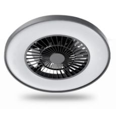 Εικόνα της Ανεμιστήρας Οροφής 123LED 60.4cm με LED Φωτισμό RGB 2000-4000K WiFi & Τηλεχειριστήριο 52W Black