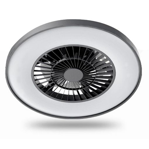 Εικόνα της Ανεμιστήρας Οροφής 123LED 60.4cm με LED Φωτισμό RGB 2000-4000K WiFi & Τηλεχειριστήριο 52W Black