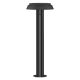 Εικόνα της Ηλιακό Φωτιστικό Κολωνάκι 123LED Palermo 1800-3000K 50cm με Αισθητήρα Κίνησης IP44 Black