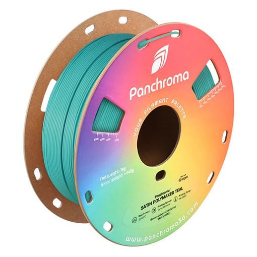 Εικόνα της Polymaker Panchroma PLA Satin Filament 1.75mm Spool of 1Kg Teal