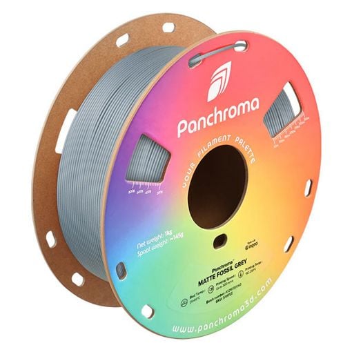 Εικόνα της Polymaker Panchroma PLA Matte Filament 1.75mm Spool of 1Kg Fossil Grey