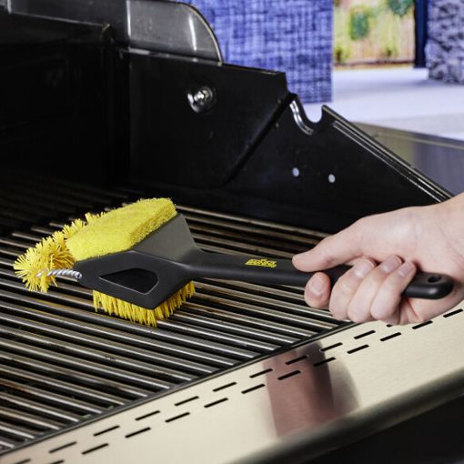 Εικόνα της Βούρτσα Καθαρισμού Ψησταριάς Scrub Daddy - Mr. BAR-B-Q Triple Action Grill Brush