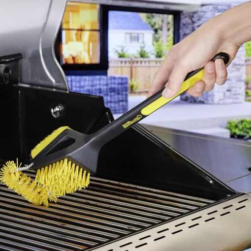 Εικόνα της Βούρτσα Καθαρισμού Ψησταριάς Scrub Daddy - Mr. BAR-B-Q Triple Action Grill Brush