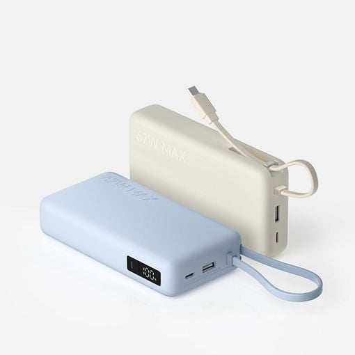 Εικόνα της Xiaomi Power Bank 10000mAh με Ενσωματωμένο Καλώδιο 67W Blue BHR08NZGL