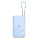 Εικόνα της Xiaomi Power Bank 10000mAh με Ενσωματωμένο Καλώδιο 67W Blue BHR08NZGL