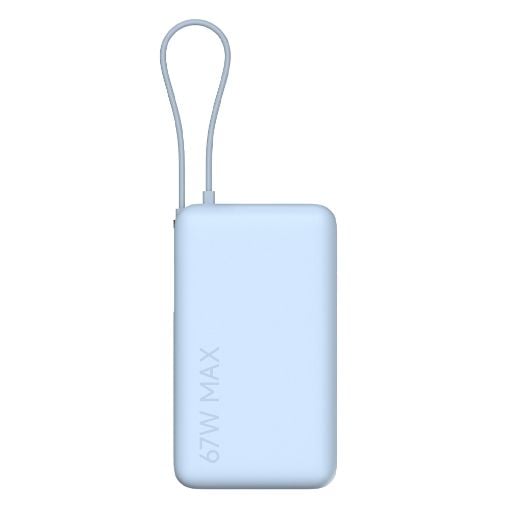 Εικόνα της Xiaomi Power Bank 10000mAh με Ενσωματωμένο Καλώδιο 67W Blue BHR08NZGL