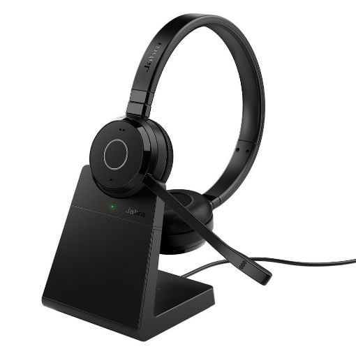 Εικόνα της Headset Jabra Evolve 65 TE MS Stereo USB-A με Βάση Φόρτισης Black 6699-833-399
