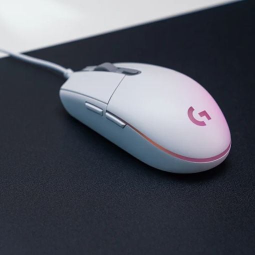 Εικόνα της Ποντίκι Logitech G203 Lightsync White 910-005797