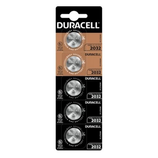 Εικόνα της Μπαταρίες Λιθίου Duracell CR2032 3V 5τμχ 16967