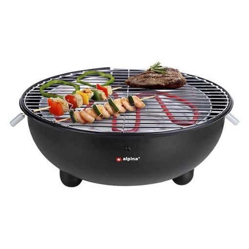 Εικόνα της Ηλεκτρική Ψησταριά Barbeque Alpina 1250W 30cm Black 18208