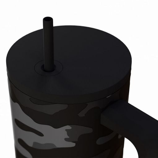 Εικόνα της Θερμός Estia Straw Tumbler XL Save The Aegean 900ml Dark Camo 01-46163