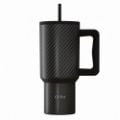 Εικόνα της Θερμός Estia Straw Tumbler XL Save The Aegean 900ml Carbon Fibre 01-46170
