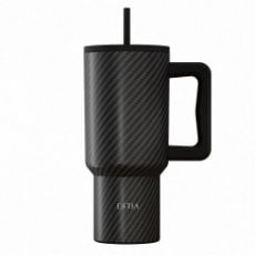 Εικόνα της Θερμός Estia Straw Tumbler XL Save The Aegean 900ml Carbon Fibre 01-46170