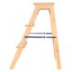 Εικόνα της Σκαλοσκαμπό Estia Bamboo Essentials με 3 Σκαλιά 43.5x50x63.5 cm Απόχρωση Ξύλου 04-34405