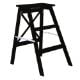 Εικόνα της Σκαλοσκαμπό Estia Bamboo Essentials με 3 Σκαλιά 43.5x50x63.5 cm Μαύρο 04-34412