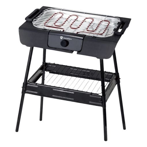 Εικόνα της Ηλεκτρική Ψησταριά HomeVero 2000W Black HV-EBBQ2000