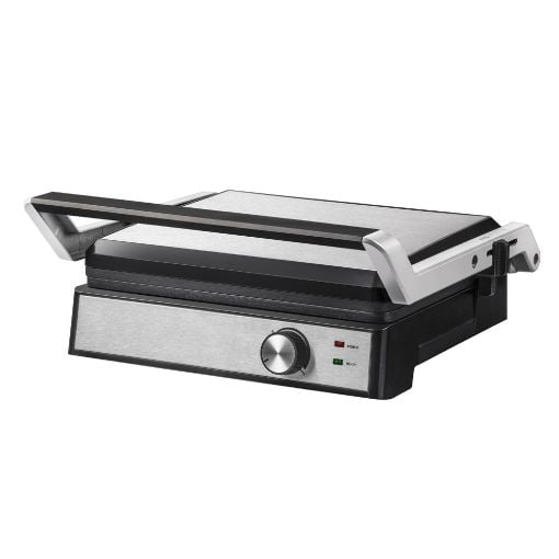 Εικόνα της Τοστιέρα - Γκριλιέρα HomeVero 2000W Silver/Black HV-PMK2000