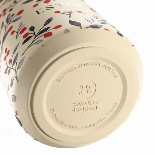 Εικόνα της Μπουκάλι Θερμός Estia Flow Save The Aegean 500ml Bloom Beige 01-42028