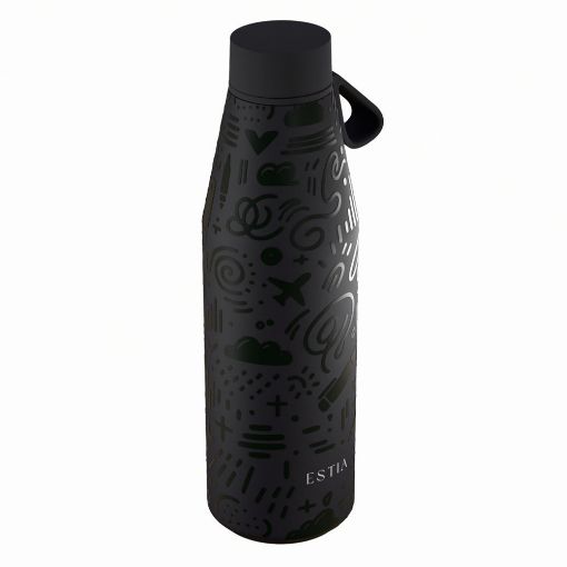 Εικόνα της Μπουκάλι Θερμός Estia Flow Save The Aegean 500ml Noir Echo 01-42059