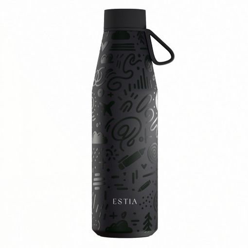 Εικόνα της Μπουκάλι Θερμός Estia Flow Save The Aegean 500ml Noir Echo 01-42059