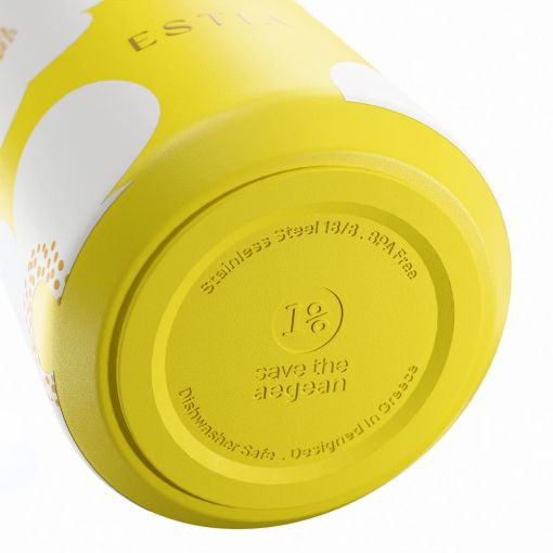 Εικόνα της Μπουκάλι Θερμός Estia Flow Save The Aegean 500ml Yellow Daisy 01-42196