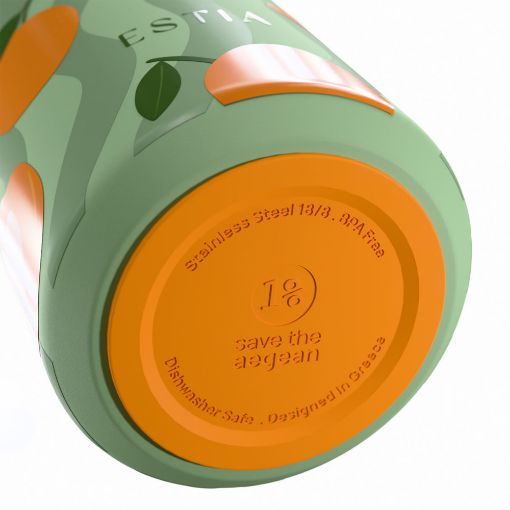Εικόνα της Μπουκάλι Θερμός Estia Flow Save The Aegean 500ml Peach Garden 01-42202
