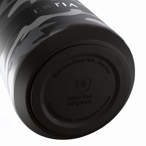 Εικόνα της Μπουκάλι Θερμός Estia Flow Save The Aegean 500ml Dark Camo 01-47870