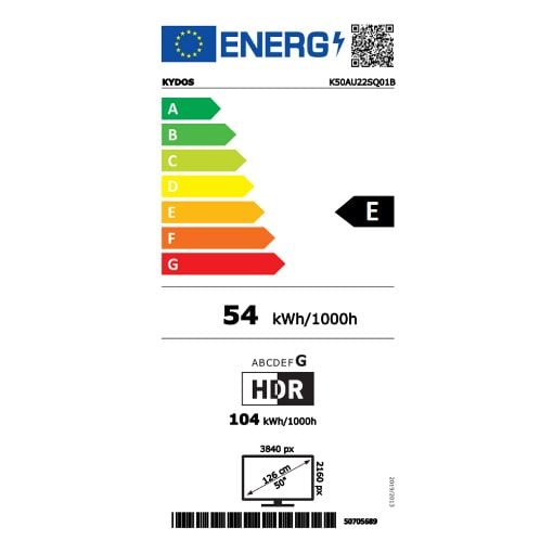 Εικόνα της Τηλεόραση Kydos K50GU22CQ00 50" Smart 4K QLED Google TV