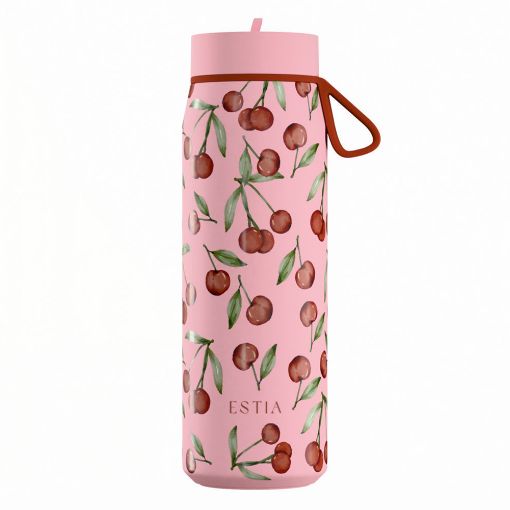 Εικόνα της Μπουκάλι Θερμός Estia Pulse Save The Aegean 500ml Cherry Rose 01-42431