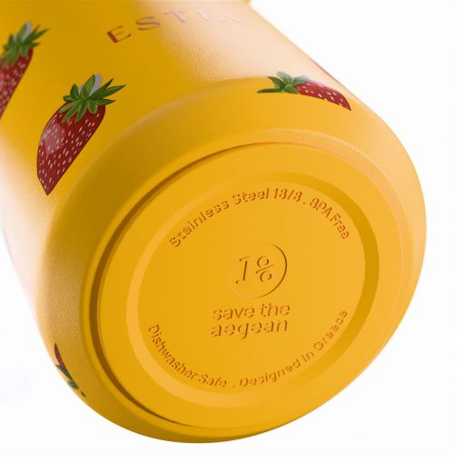 Εικόνα της Μπουκάλι Θερμός Estia Pulse Save The Aegean 500ml Berry Bright 01-42493