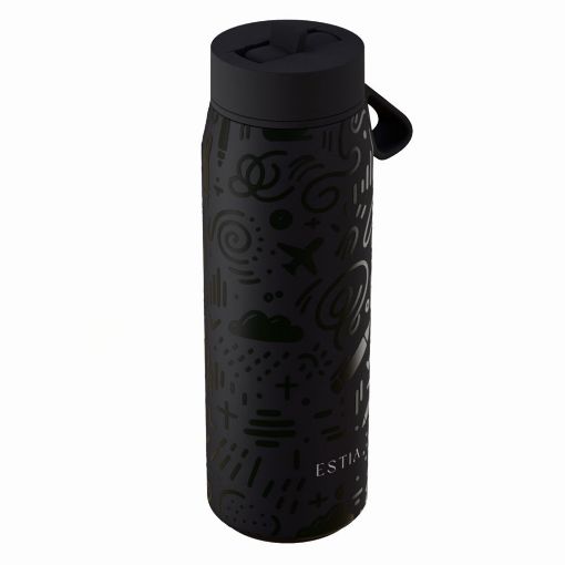 Εικόνα της Μπουκάλι Θερμός Estia Pulse Save The Aegean 500ml Noir Echo 01-42509