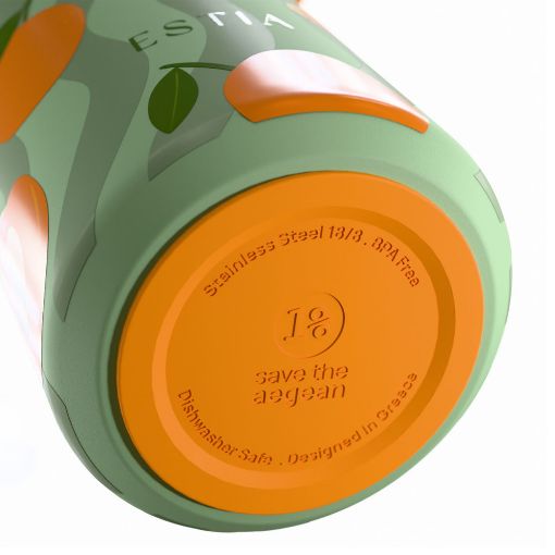 Εικόνα της Μπουκάλι Θερμός Estia Pulse Save The Aegean 500ml Peach Garden 01-42660