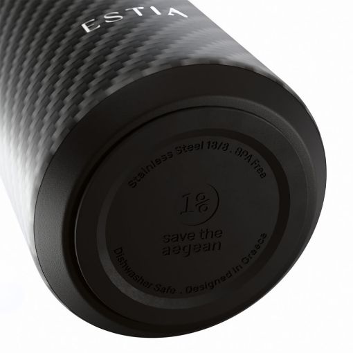 Εικόνα της Μπουκάλι Θερμός Estia Flow Save The Aegean 500ml Carbon Fibre 01-47948