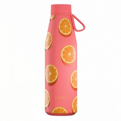 Εικόνα της Μπουκάλι Θερμός Estia Flow Save The Aegean 500ml Orange Pop 01-42165