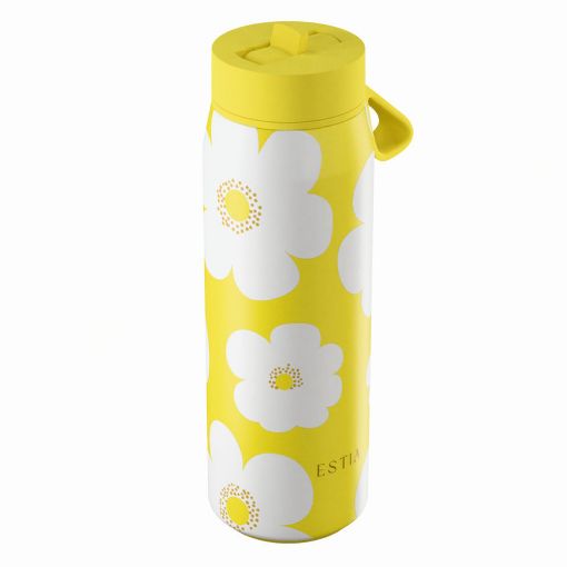 Εικόνα της Μπουκάλι Θερμός Estia Pulse Save The Aegean 500ml Yellow Daisy 01-42653